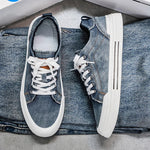 Men's Denim Low-Top Sneakers | Stylish All-Day Comfort Fit