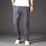 Men's Durable Elastic Waist Cargo Pants | Versatile All-Day Comfort Fit