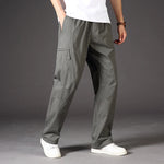 Men's Durable Elastic Waist Cargo Pants | Versatile All-Day Comfort Fit