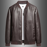 Men's Faux PU Leather Motorcycle Jacket | Vintage Biker Heritage Design