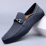 Men's Genuine Cow Leather Loafers | Refined All-Day Comfort Fit
