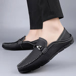 Men's Genuine Cow Leather Loafers | Refined All-Day Comfort Fit