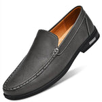 Men's Genuine Cow Leather Loafers | Structured All-Day Comfort Fit