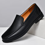 Men's Genuine Cow Leather Loafers | Structured All-Day Comfort Fit