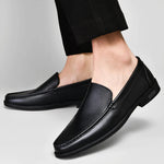 Men's Genuine Cow Leather Loafers | Structured All-Day Comfort Fit