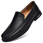 Men's Genuine Cow Leather Loafers | Structured All-Day Comfort Fit