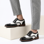 Men's Genuine Cowhide Brogue Shoes | Timeless Classic with Modern Edge