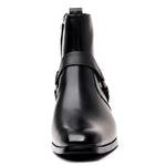 Men's Genuine Leather Harness Boots | Structured All-Day Comfort Design