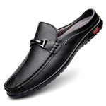 Men's Genuine Leather Loafers | Stylish Hollow Out Summer Driving Shoes