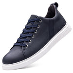 Men's Genuine Leather Low-Top Sneakers | Refined Everyday Comfort