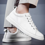 Men's Genuine Leather Low-Top Sneakers | Refined Everyday Comfort