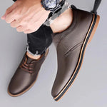 Men's Genuine Leather Orthopedic Sneakers | All-Day Comfort Fit