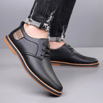 Men's Genuine Leather Orthopedic Sneakers | All-Day Comfort Fit