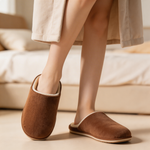 Women's Genuine Leather Slide Sandals | Refined Comfort Design