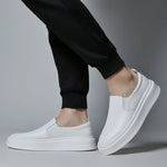 Men's Genuine Leather Slip-On Loafers | Refined All-Day Comfort Design