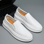 Men's Genuine Leather Slip-On Loafers | Refined All-Day Comfort Design