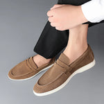 Men's Genuine Leather Slip-On Loafers | Refined Summer Office Essential