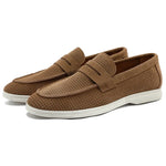 Men's Genuine Leather Slip-On Loafers | Refined Summer Office Essential