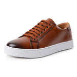 Men's Genuine Leather Sneakers | Refined All-Day Comfort Fit