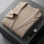 Men's High-Grade Wool Cardigan | Timeless Tailored Comfort Layer