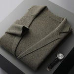 Men's High-Grade Wool Cardigan | Timeless Tailored Comfort Layer