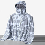 Men's Ice Silk Camouflage Long Sleeve Fishing Shirt | Lightweight UV Protection Comfort