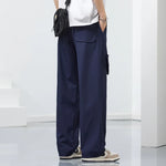 Men's Ice Silk Cargo Pants | Lightweight Breathable Comfort Fit | Plus Size Available