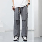 Men's Ice Silk Cargo Pants | Lightweight Breathable Comfort Fit | Plus Size Available