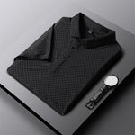 Men's Ice Silk Short Sleeve Polo Shirt | Smooth Breathable Summer Essential