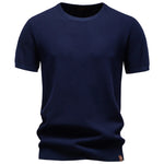 Men's Ice Silk O-Neck T-Shirt | Lightweight Breathable Everyday Comfort