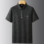 Men's Ice Silk Polo Shirt | Stylish Breathable Summer Essential