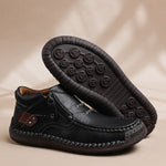 Men's Italian Leather Ankle Shoes | Premium Comfort Fit