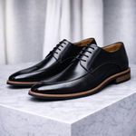 Men's Italian Leather Dress Sneakers | Refined Comfort Style