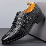 Men's Knit Leather Oxfords | Refined Comfort and Class