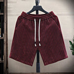 Men's Knit Zebra Print Shorts | Lightweight Breathable Summer Style