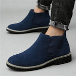 Men's Leather Chelsea Ankle Boots | Sleek Winter Formal Design