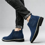 Men's Leather Chelsea Ankle Boots | Sleek Winter Formal Design