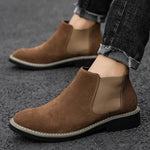 Men's Leather Chelsea Ankle Boots | Sleek Winter Formal Design