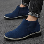 Men's Leather Chelsea Ankle Boots | Sleek Winter Formal Design