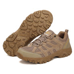 Men's Leather Mountain Sneakers | Durable All-Day Comfort Trail Fit