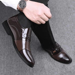 Men's Leather Slip-On Shoes | Elegant All-Day Comfort Style