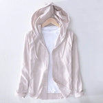 Men's Lightweight Striped Hooded Long-Sleeved Shirt | Casual Spring Style Statement