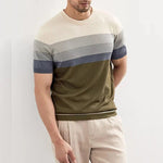 Men's Lightweight Striped T-Shirt | Effortless Everyday Comfort Fit