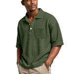 Men's Lightweight Waffle Shirt | Breathable Slim Fit Essential