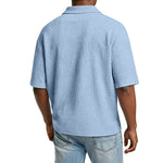 Men's Lightweight Waffle Shirt | Breathable Slim Fit Essential