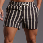 Men's Lightweight Wide Stripe Casual Shorts | Trend-Forward Summer Essential