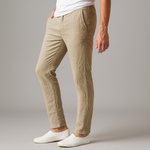 Men's Linen Casual Trousers | Lightweight Breathable Comfort Fit