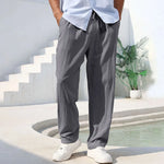 Men's Linen Pants | Lightweight Breathable Comfort Fit | Perfect for Casual Outings