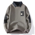 Men's Merino Knit Denim Shirt | Vintage-Inspired Tailored Comfort