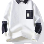 Men's Merino Knit Denim Shirt | Vintage-Inspired Tailored Comfort